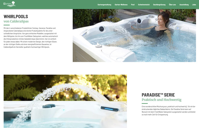 Poolbauer Webdesign Whirlpool